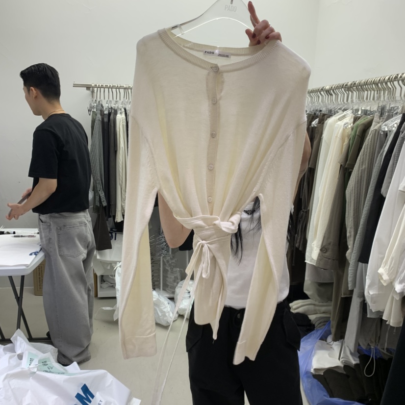 PADO韓國直郵㊣女裝新款真品熱賣職業時尚推薦人氣休閑針織衫PADO針織衫圖色4