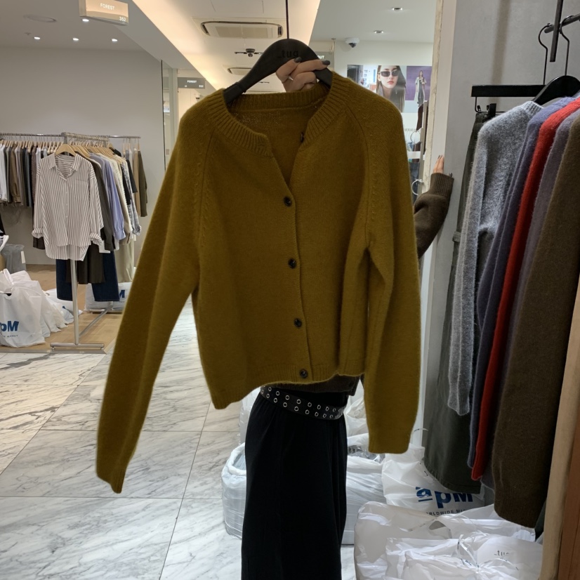 TUG韓國直郵㊣女裝新款職業熱賣25秋冬真品時尚休閑人氣毛衣TUG毛衣圖色2