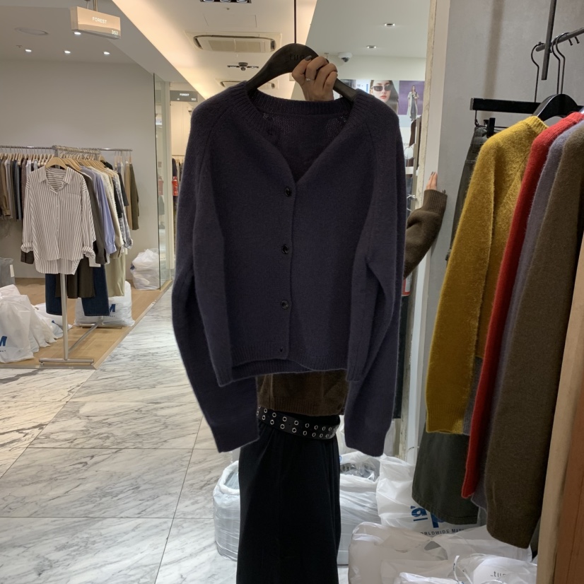 TUG韓國直郵㊣女裝新款職業熱賣25秋冬真品時尚休閑人氣毛衣TUG毛衣圖色3