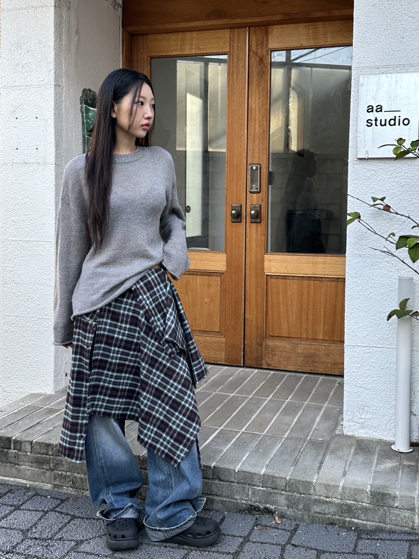 I MFACT東大門㊣直郵女裝新品真品人氣熱賣25秋冬半身裙中短裙I MFACT半身裙/中短裙