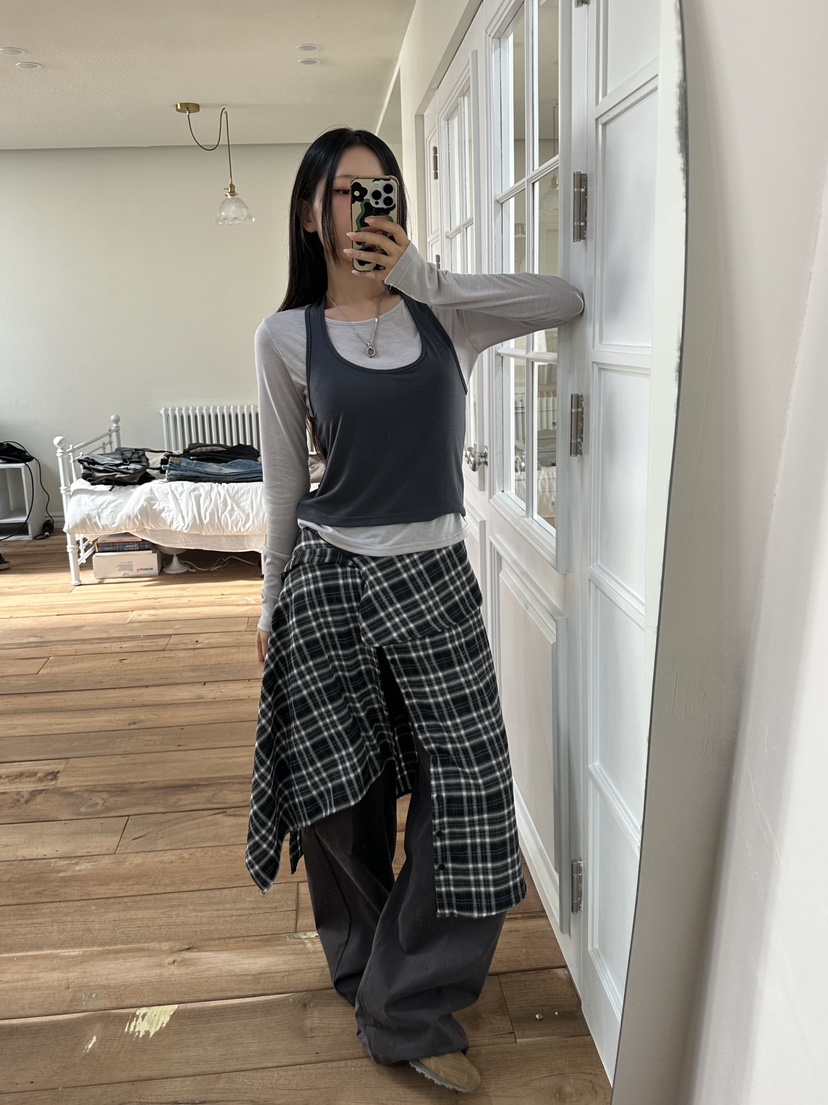 I MFACT東大門㊣直郵女裝新品真品人氣熱賣25秋冬半身裙中短裙I MFACT半身裙/中短裙