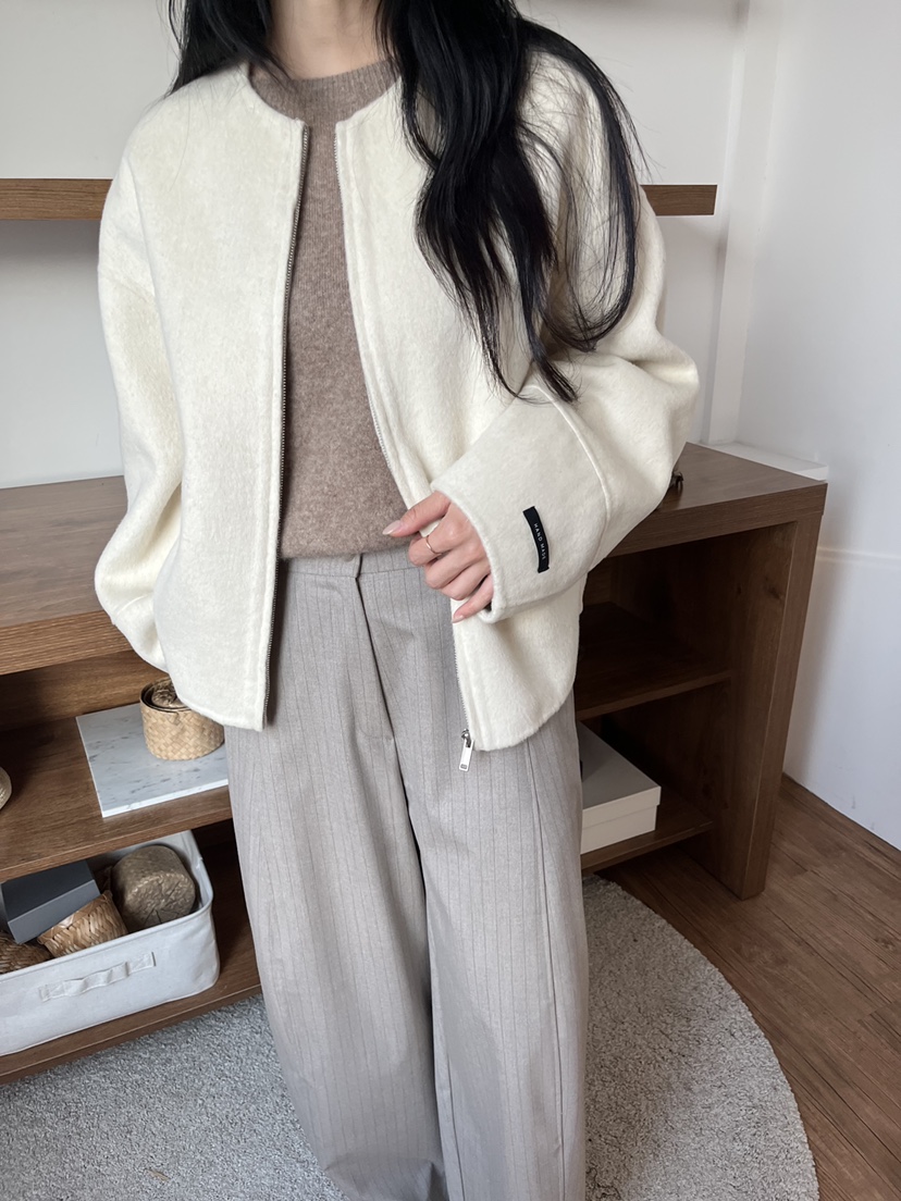 LEMATIN韓國直郵㊣女裝新款熱賣職業時尚休閑短款大衣手工制作LEMATIN短款大衣