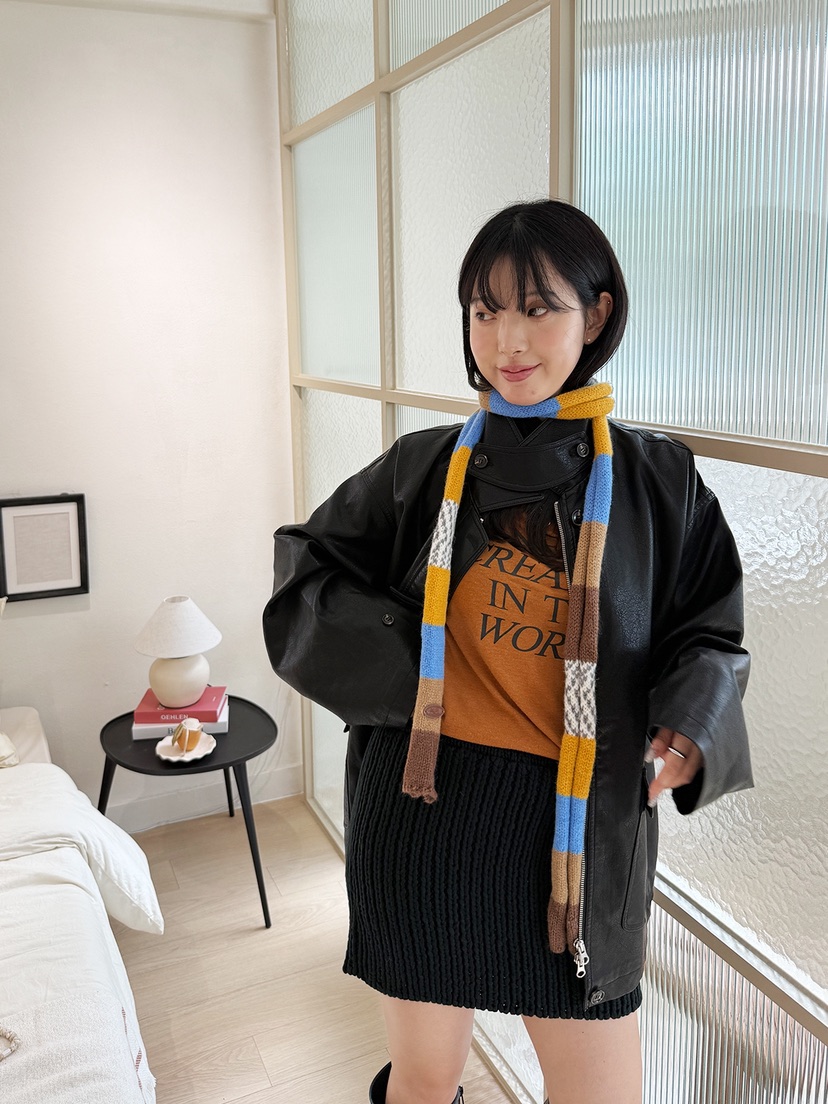 NICEALICE韓國直郵㊣女裝新款人氣時尚職業25秋冬圍巾披肩修身NICEALICE圍巾/披肩