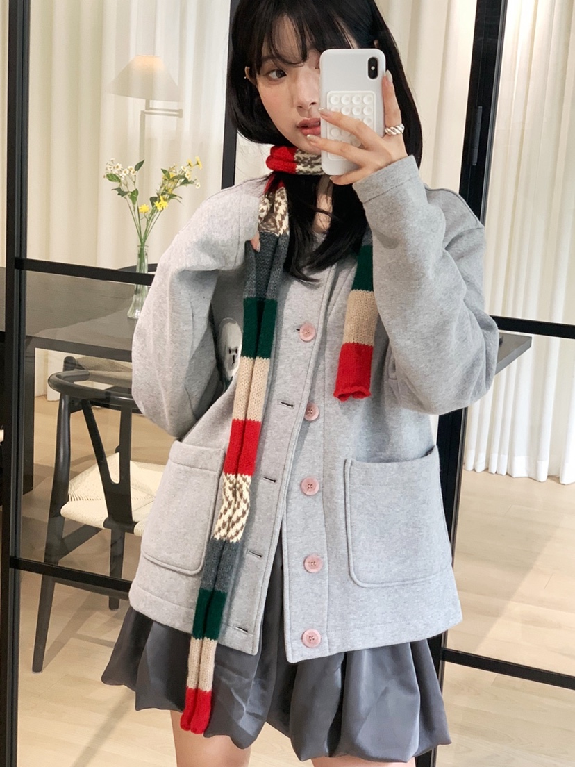 NICEALICE韓國直郵㊣女裝新款人氣時尚職業25秋冬圍巾披肩修身NICEALICE圍巾/披肩