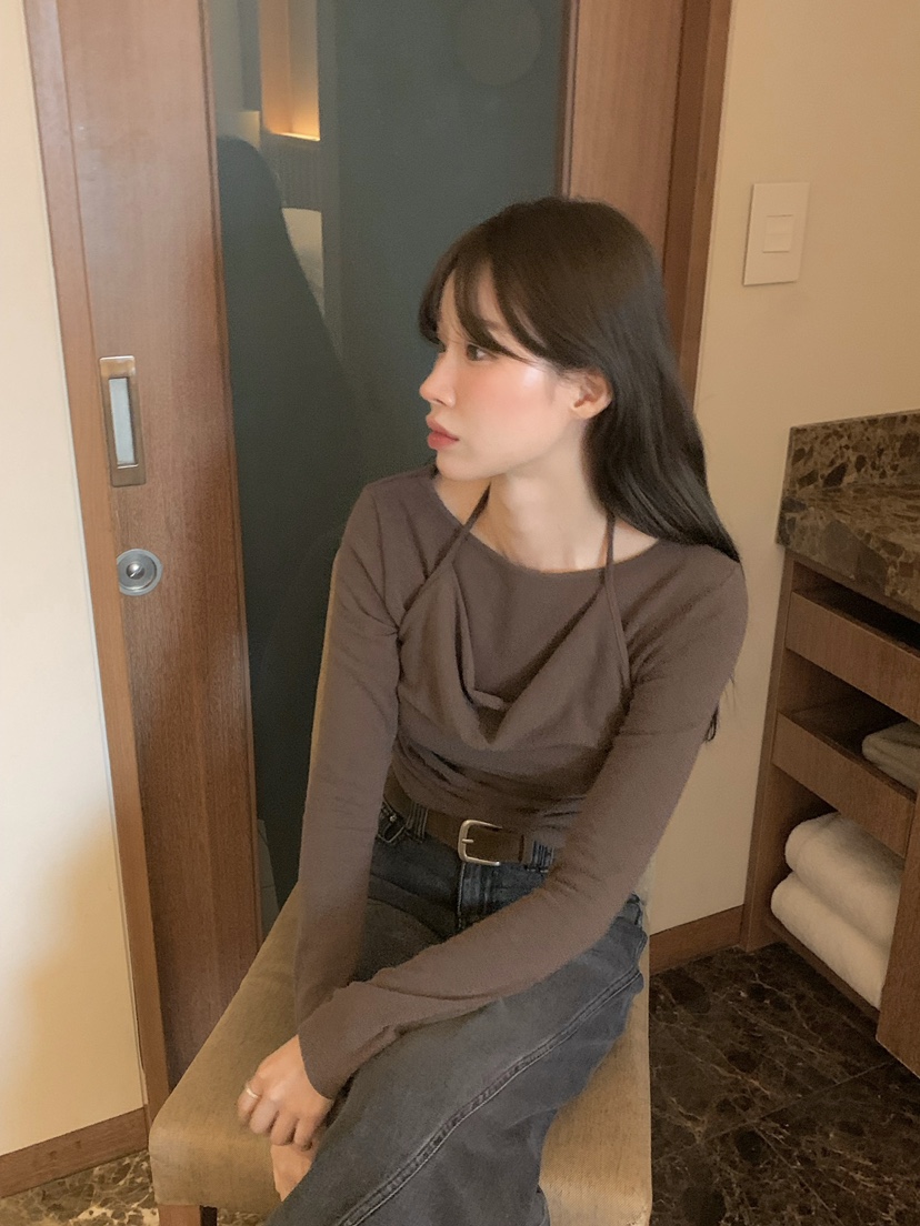 LEGACY東大門㊣實拍女裝新款推薦時尚人氣休閑真品職業長袖T恤LEGACY長袖T恤