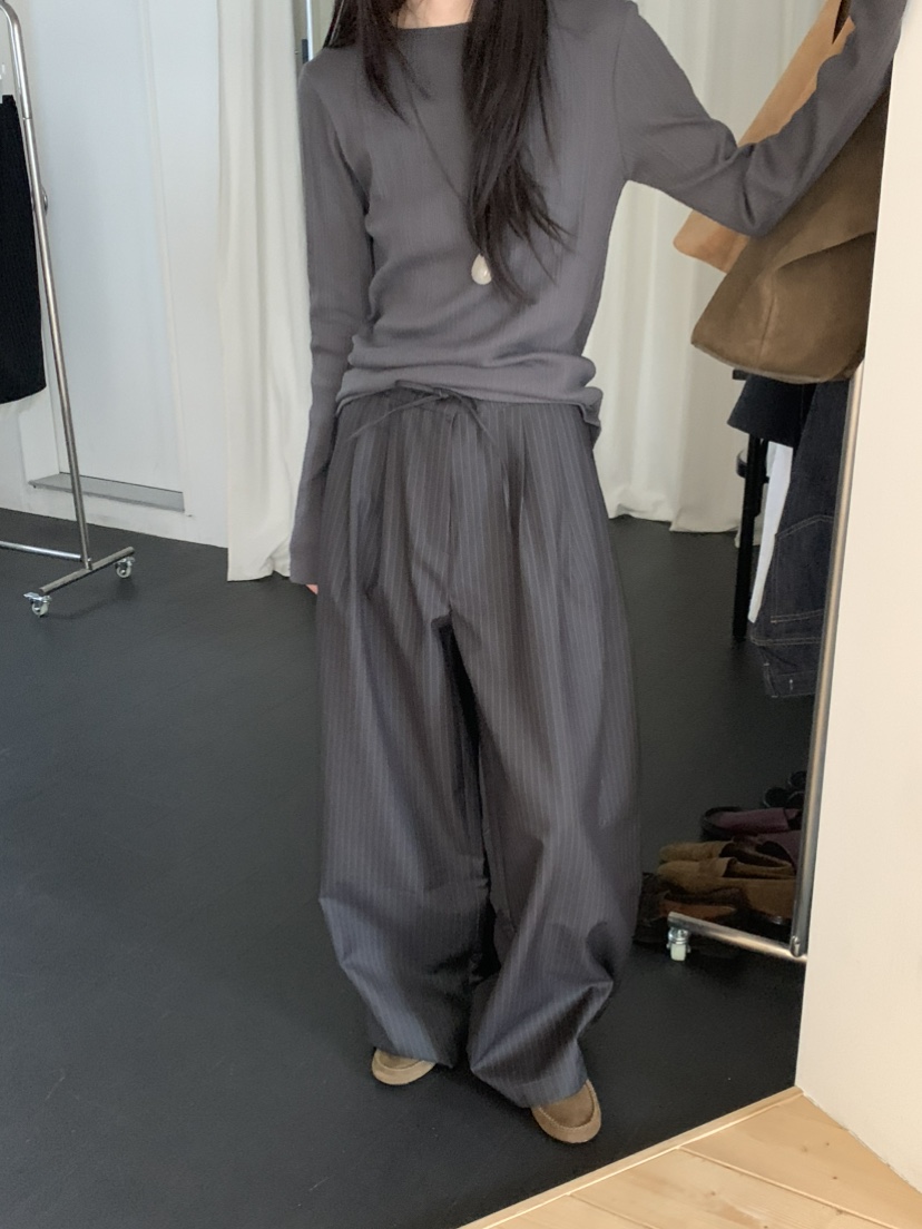 OURS東大門㊣實拍女裝新款熱賣25秋冬休閑時尚職業正裝褲西褲OURS正裝褲/西褲