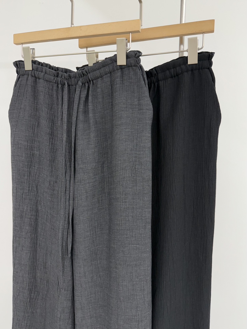 YIKHO STYLE東大門㊣代購女士新品真品推薦職業休閑褲褶皺YIKHO STYLE休閑褲