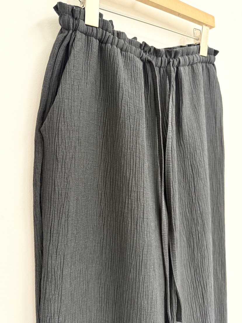 YIKHO STYLE東大門㊣代購女士新品真品推薦職業休閑褲褶皺YIKHO STYLE休閑褲
