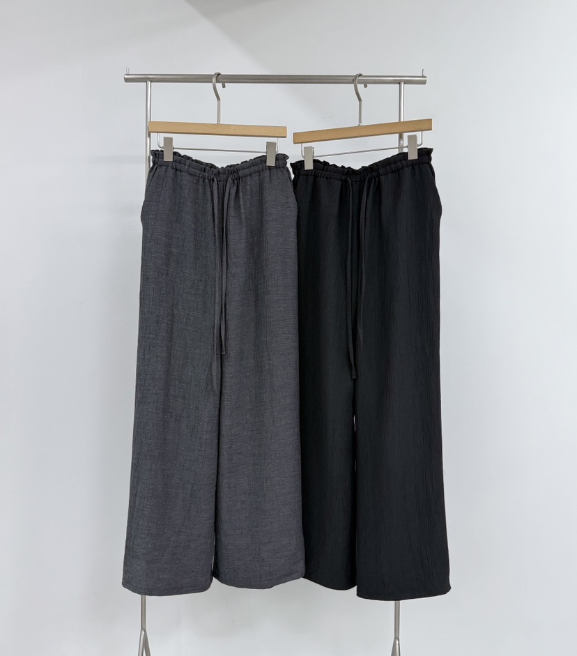 YIKHO STYLE東大門㊣代購女士新品真品推薦職業休閑褲褶皺YIKHO STYLE休閑褲