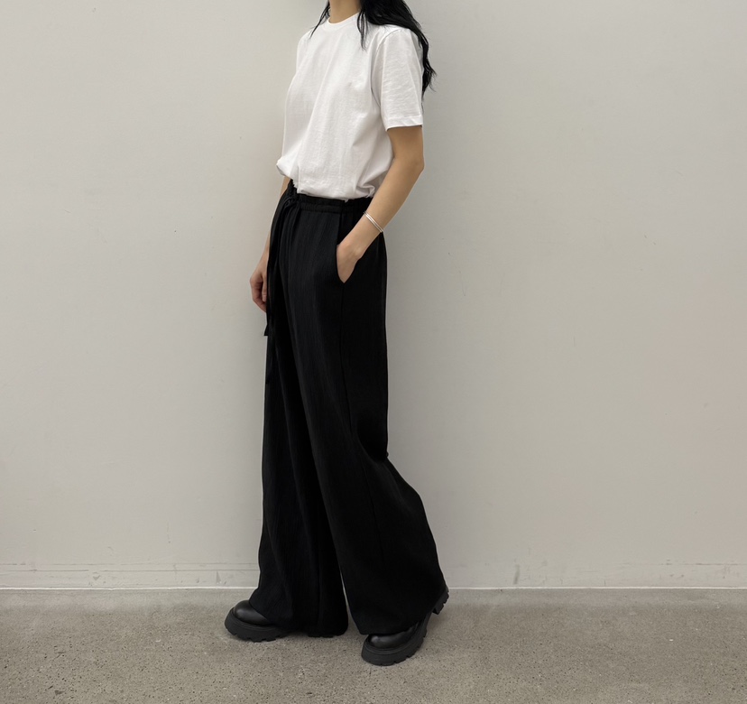 YIKHO STYLE東大門㊣代購女士新品真品推薦職業休閑褲褶皺YIKHO STYLE休閑褲