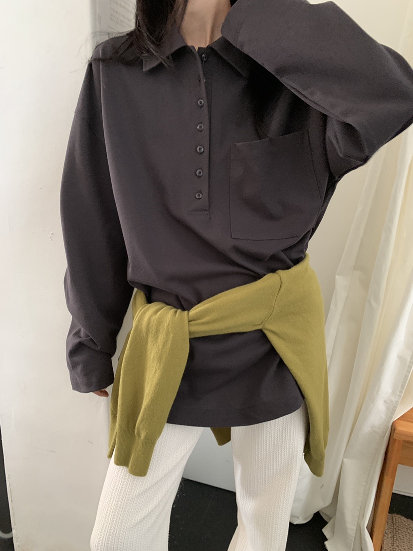 OURS東大門㊣直郵女裝新品人氣熱賣時尚真品休閑職業長袖T恤OURS長袖T恤