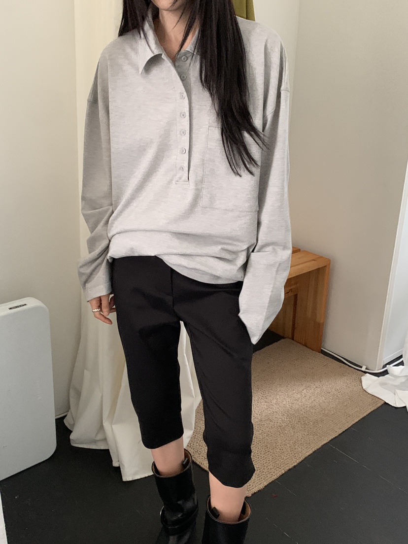 OURS東大門㊣直郵女裝新品人氣熱賣時尚真品休閑職業長袖T恤OURS長袖T恤
