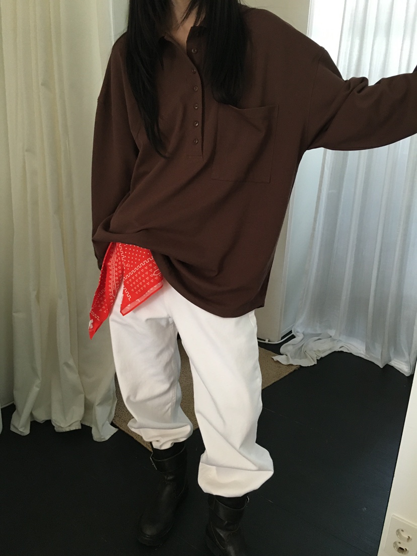 OURS東大門㊣直郵女裝新品人氣熱賣時尚真品休閑職業長袖T恤OURS長袖T恤
