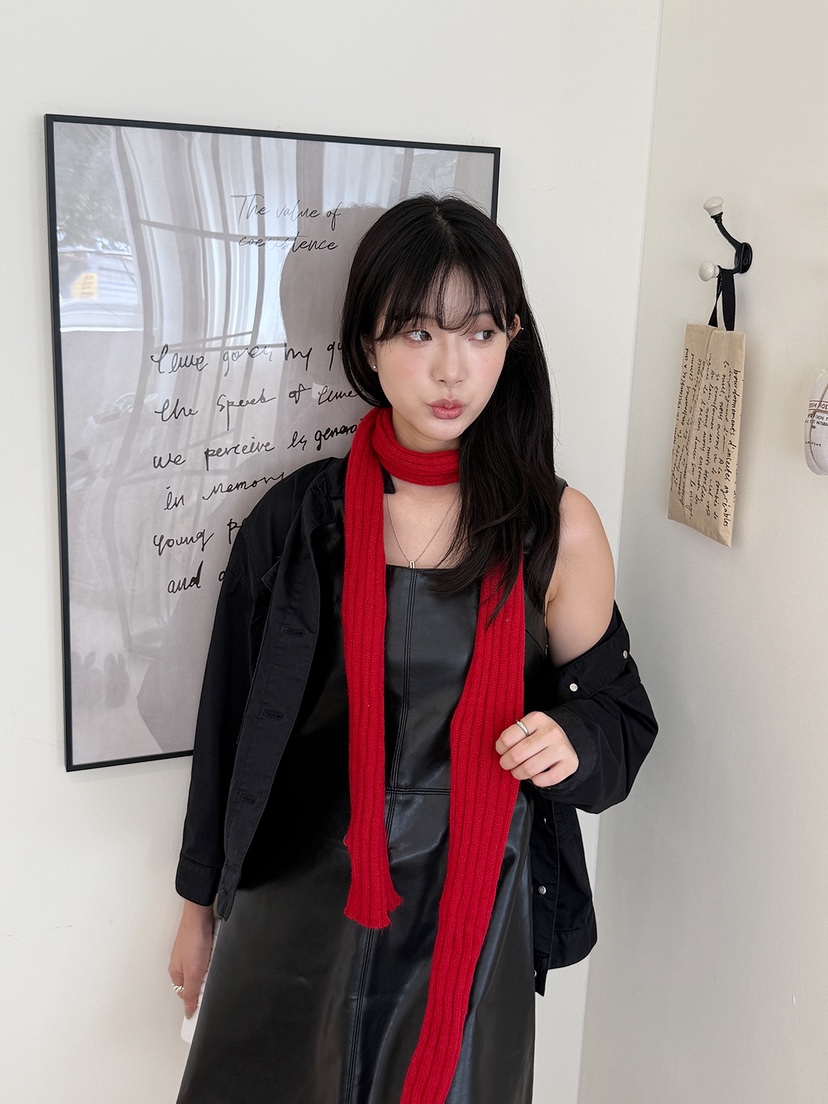 NICEALICE韓國代購㊣女裝新品真品時尚休閑人氣圍巾披肩羅紋NICEALICE圍巾/披肩圖色2