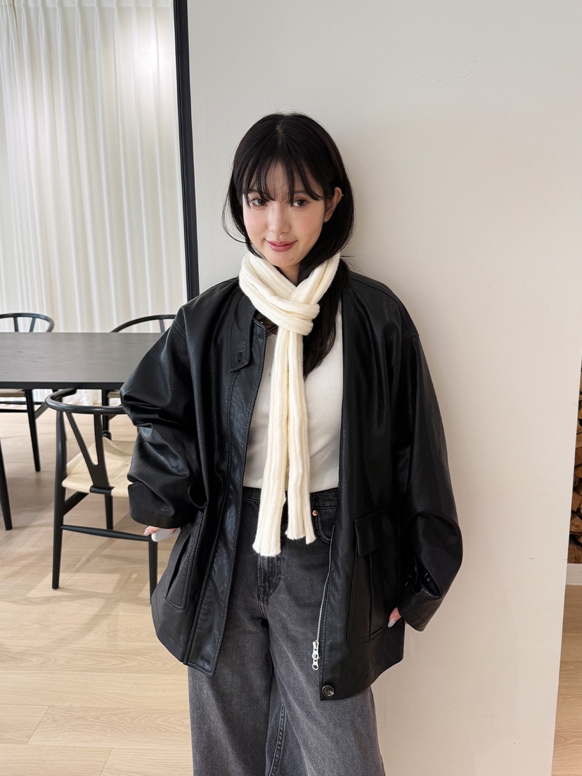NICEALICE韓國代購㊣女裝新品真品時尚休閑人氣圍巾披肩羅紋NICEALICE圍巾/披肩圖色5