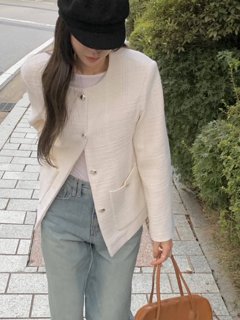 LEGACY韓國代購㊣女士新款職業時尚人氣真品推薦夾克花呢紐扣LEGACY夾克