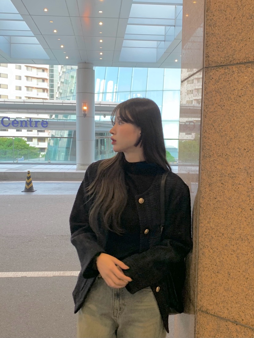 LEGACY韓國代購㊣女士新款職業時尚人氣真品推薦夾克花呢紐扣LEGACY夾克