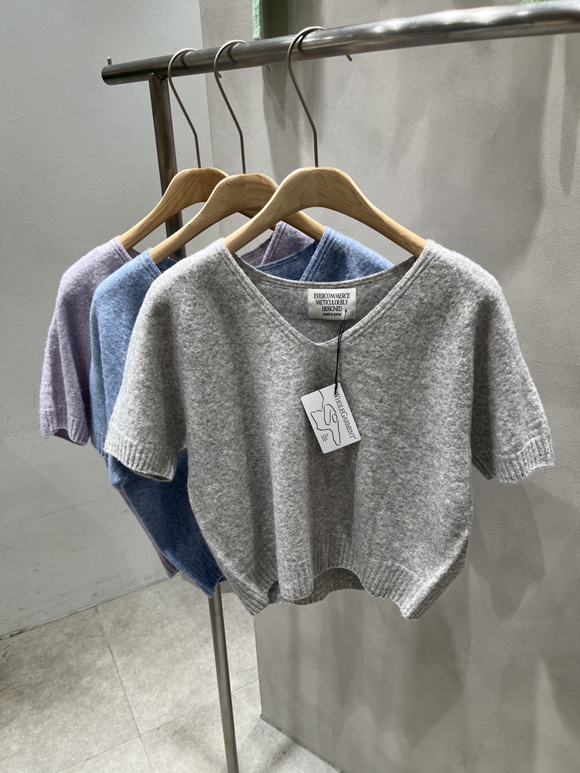 EVERCOMMERCE METICULOUSLY DESIGNED韓國直郵㊣女士新款休閑針織衫EVERCOMMERCE針織衫