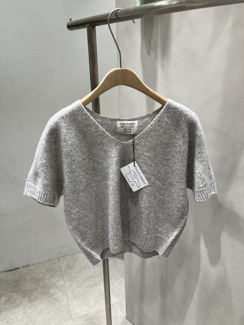 EVERCOMMERCE METICULOUSLY DESIGNED韓國直郵㊣女士新款休閑針織衫EVERCOMMERCE針織衫圖色4