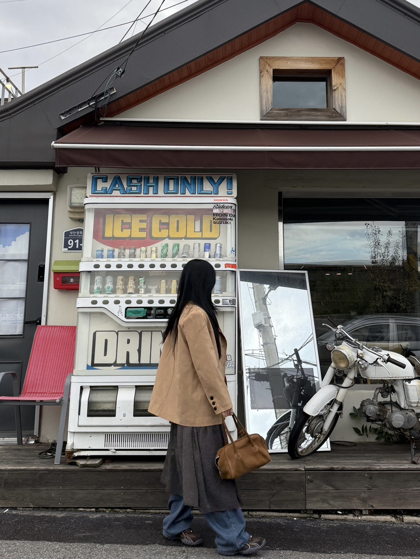 LEMATIN韓國代購㊣女裝新品時尚休閑人氣推薦25秋冬夾克絨面革LEMATIN夾克