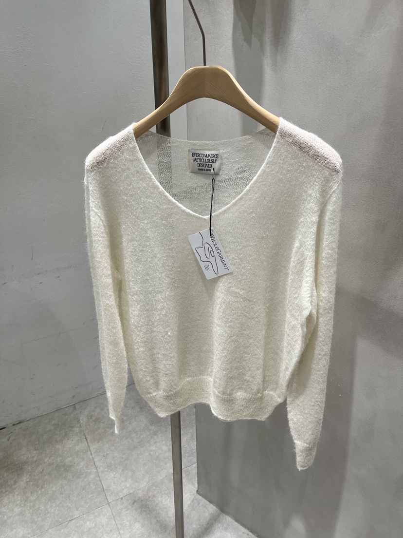 EVERCOMMERCE METICULOUSLY DESIGNED韓國代購㊣女裝新款真品針織衫羊駝EVERCOMMERCE針織衫圖色4