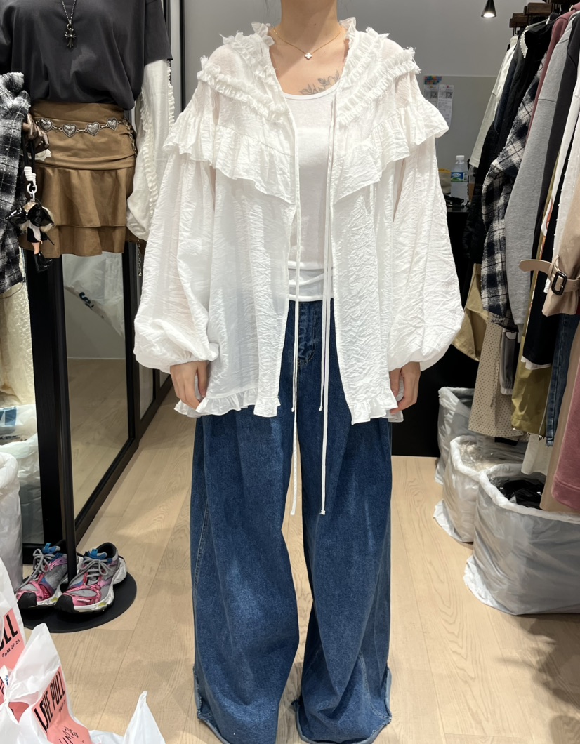 LOVE PULL東大門㊣直郵女士新款真品職業休閑熱賣襯衫蕾絲衫LOVE PULL襯衫/蕾絲衫圖色1