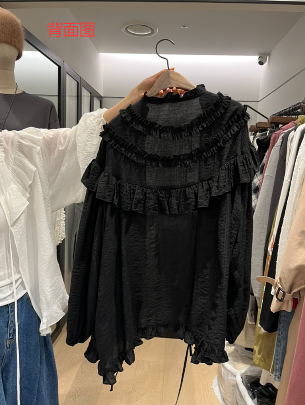 LOVE PULL東大門㊣直郵女士新款真品職業休閑熱賣襯衫蕾絲衫LOVE PULL襯衫/蕾絲衫圖色2