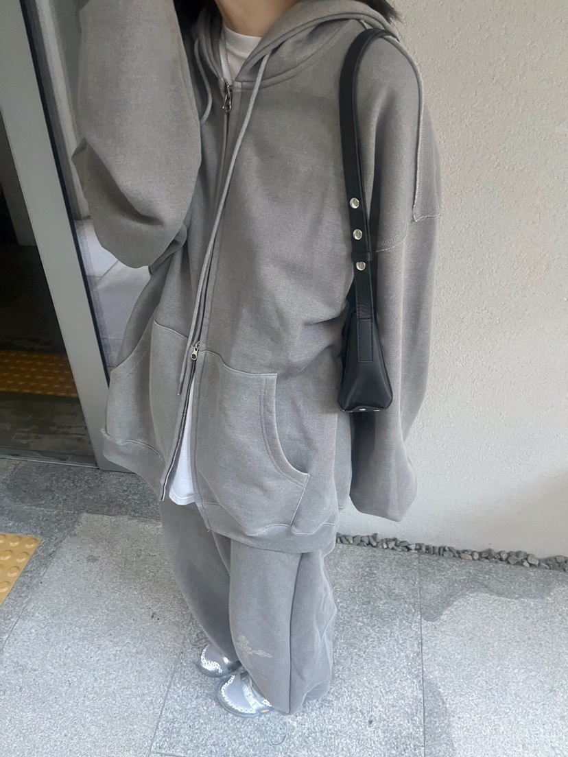 SOAPYROOM東大門㊣直郵女士新品25秋冬時尚真品夾克拉鏈兜帽SOAPYROOM夾克