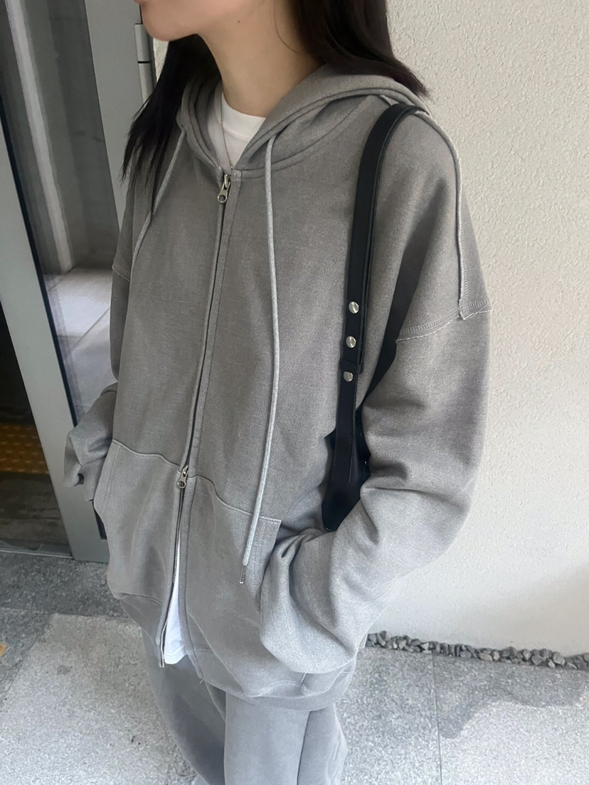 SOAPYROOM東大門㊣直郵女士新品25秋冬時尚真品夾克拉鏈兜帽SOAPYROOM夾克