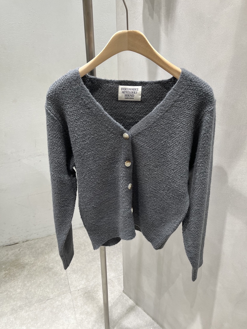 EVERCOMMERCE METICULOUSLY DESIGNED東大門㊣直郵女士新款推薦針織衫羊駝EVERCOMMERCE針織衫圖色5