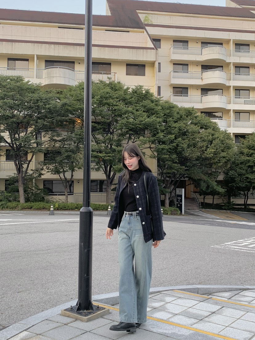 LEGACY韓國直郵㊣女士新款25秋冬職業人氣推薦時尚休閑牛仔褲LEGACY牛仔褲