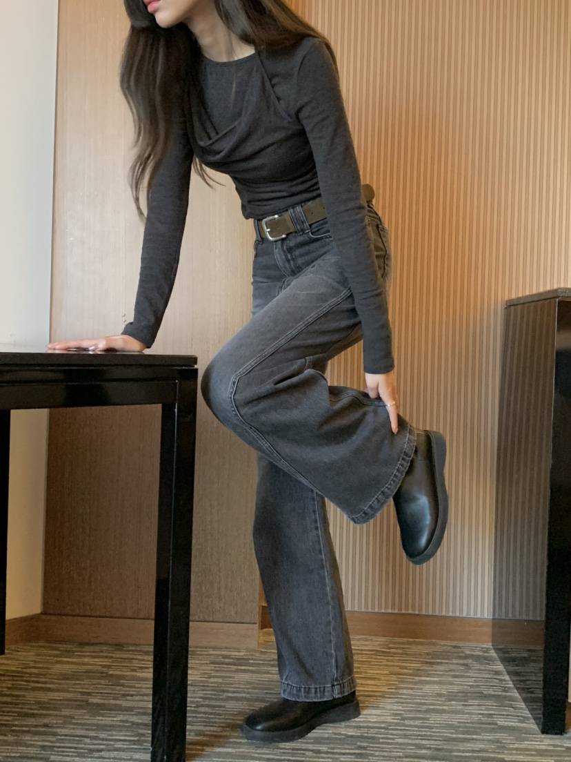 LEGACY韓國直郵㊣女士新款25秋冬職業人氣推薦時尚休閑牛仔褲LEGACY牛仔褲
