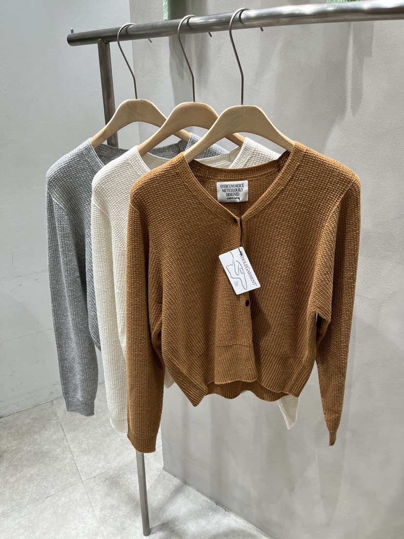 EVERCOMMERCE METICULOUSLY DESIGNED東大門㊣直郵女裝新品25秋冬針織衫EVERCOMMERCE針織衫