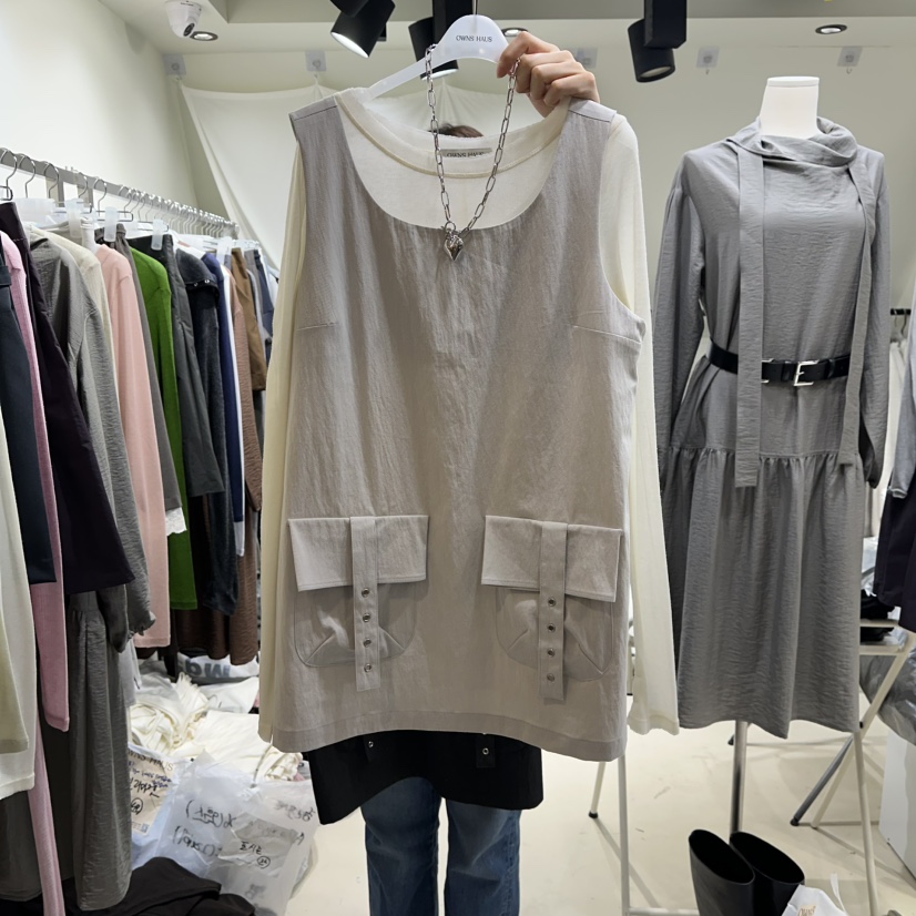 OWNS東大門㊣實拍女裝新品熱賣人氣真品推薦連衣裙不含內搭OWNS連衣裙圖色1