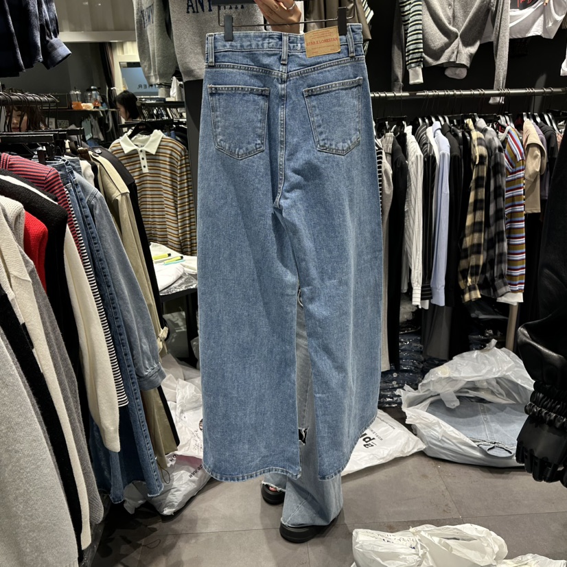 LONE STAR韓國直郵㊣女士新款25秋冬時尚職業真品推薦牛仔褲LONE STAR牛仔褲