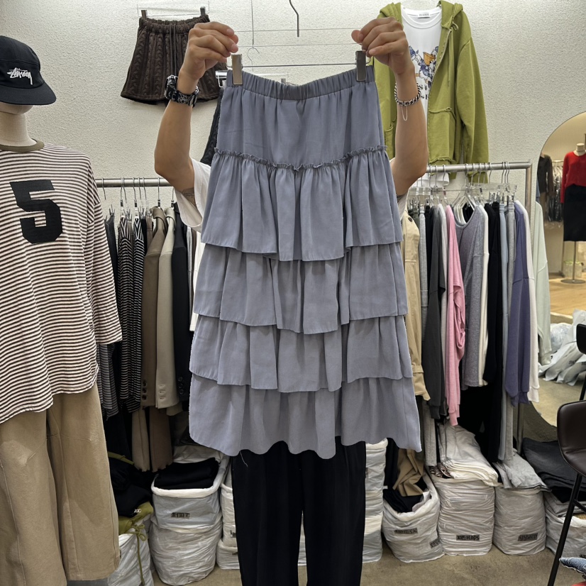 MAGOT東大門㊣直郵女裝新品熱賣真品時尚推薦25秋冬休閑長裙IIIΛGOT/MAGOT長裙