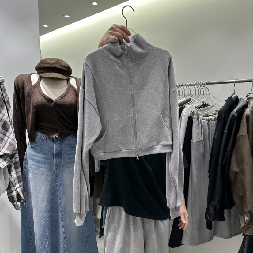 BAIE.38東大門㊣實拍女裝新品時尚真品休閑人氣熱賣夾克拉鏈BAIE.38夾克圖色1