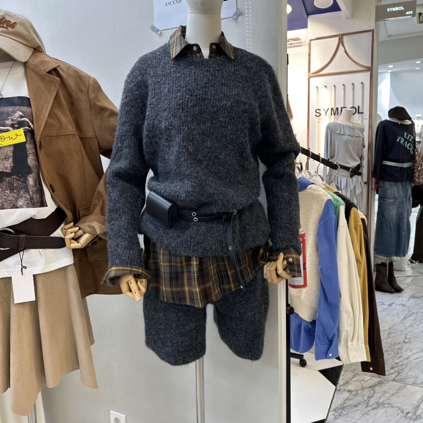 ASCEND韓國代購㊣女士新品推薦熱賣套裝不含腰包兩件套套裝ASCEND套裝圖色1