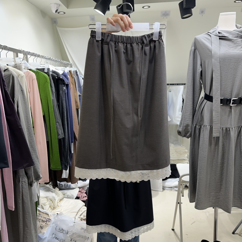 OWNS東大門㊣實拍女裝新款人氣時尚職業休閑推薦熱賣25秋冬長裙OWNS長裙圖色1