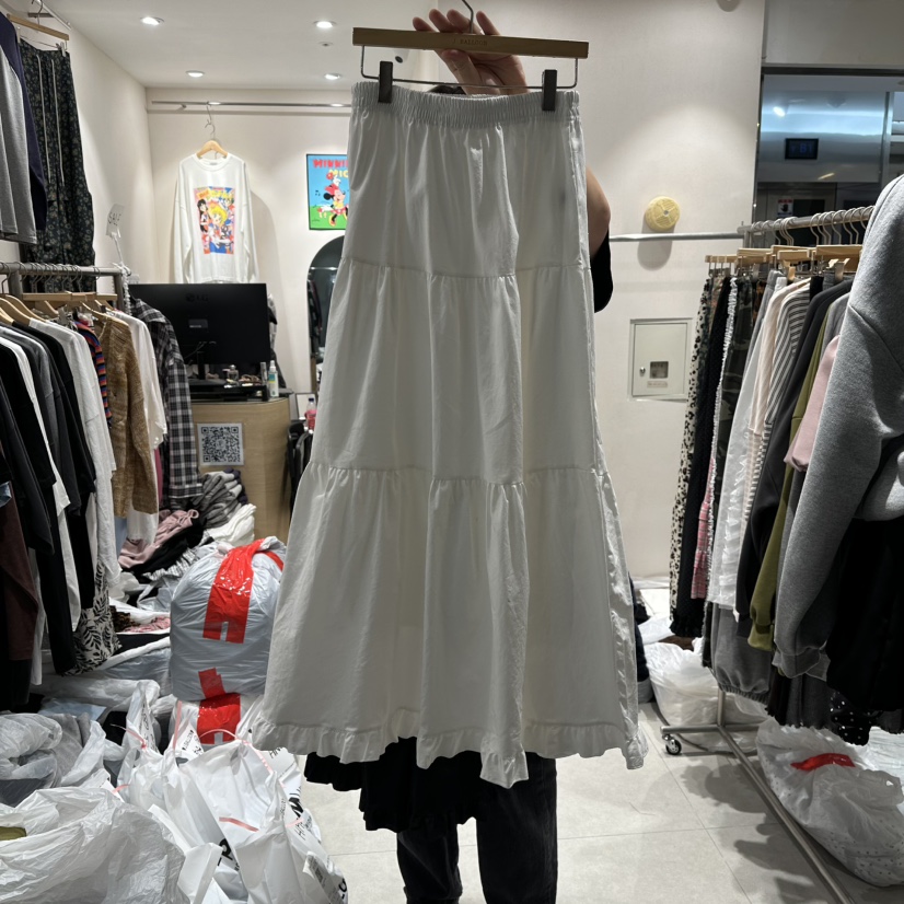 J.BALLOON韓國直郵㊣女裝新品推薦時尚熱賣25秋冬職業長裙J.BALLOON長裙圖色1