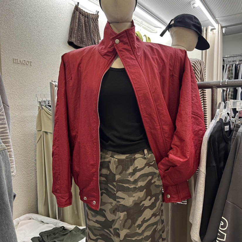 MAGOT韓國代購㊣女士新品職業人氣推薦時尚真品25秋冬熱賣夾克IIIΛGOT/MAGOT夾克圖色1