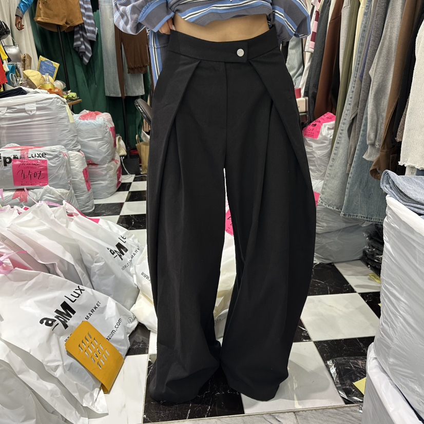 3COLOR韓國代購㊣女士新款休閑休閑褲Three color休閑褲圖色2