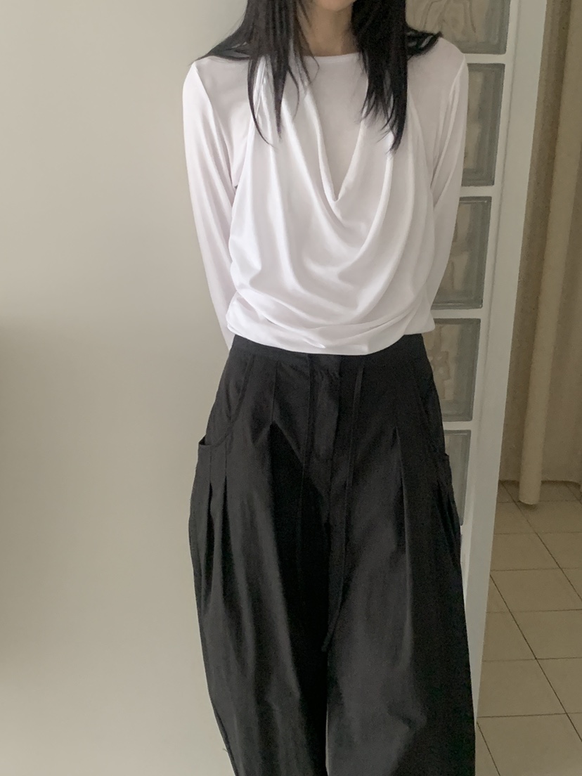 RIDGE-P東大門㊣代購女士新款休閑時尚熱賣真品長袖T恤假兩件RIDGE-P長袖T恤