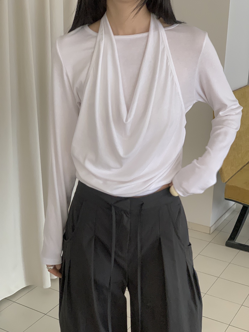 RIDGE-P東大門㊣代購女士新款休閑時尚熱賣真品長袖T恤假兩件RIDGE-P長袖T恤
