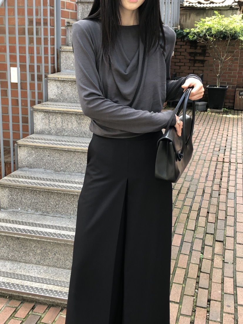 RIDGE-P東大門㊣代購女士新款休閑時尚熱賣真品長袖T恤假兩件RIDGE-P長袖T恤