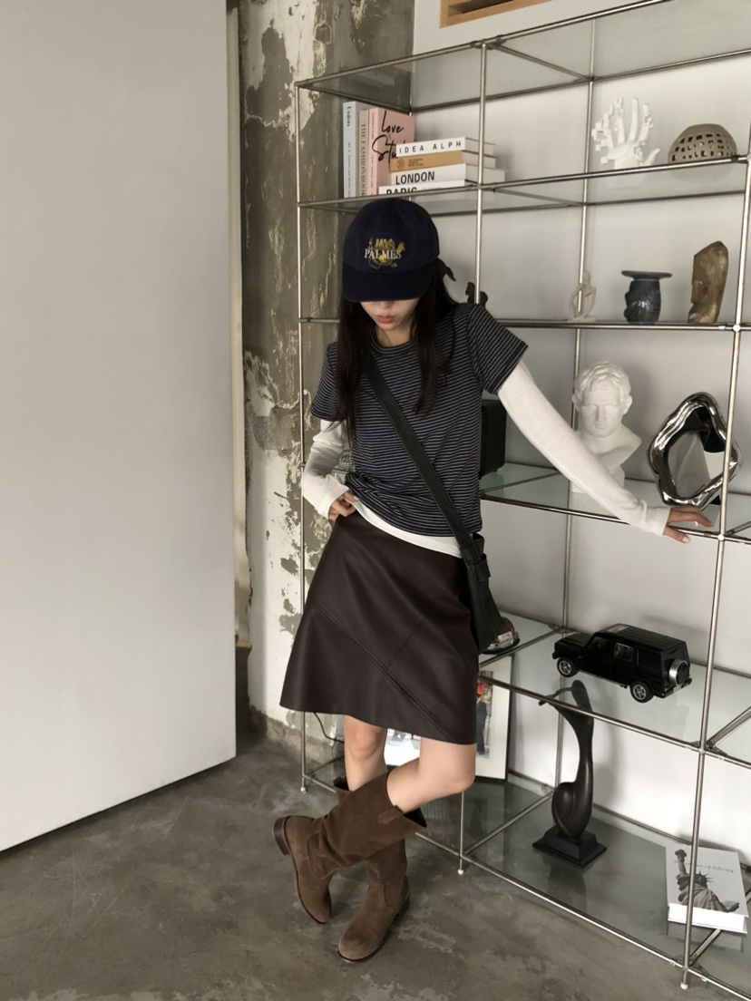 FOSET東大門㊣代購女裝新品休閑25秋冬真品時尚職業推薦T恤FOSETT恤