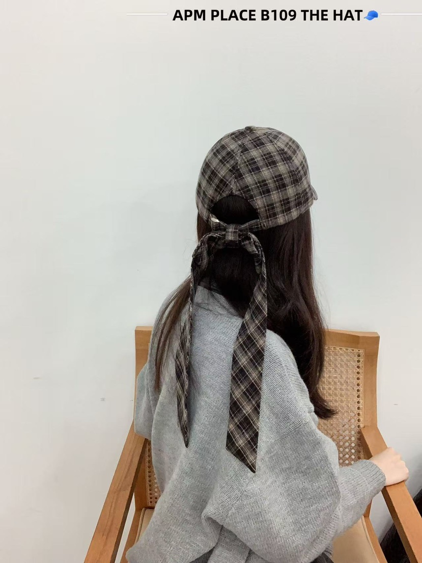 THE HAT-P東大門㊣代購女裝新款推薦職業25秋冬帽子蝴蝶結THE HAT帽子
