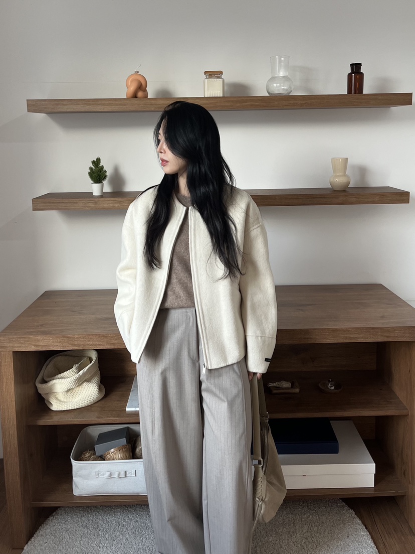 LEMATIN韓國代購㊣女士新品25秋冬人氣時尚熱賣休閑休閑褲條紋LEMATIN休閑褲