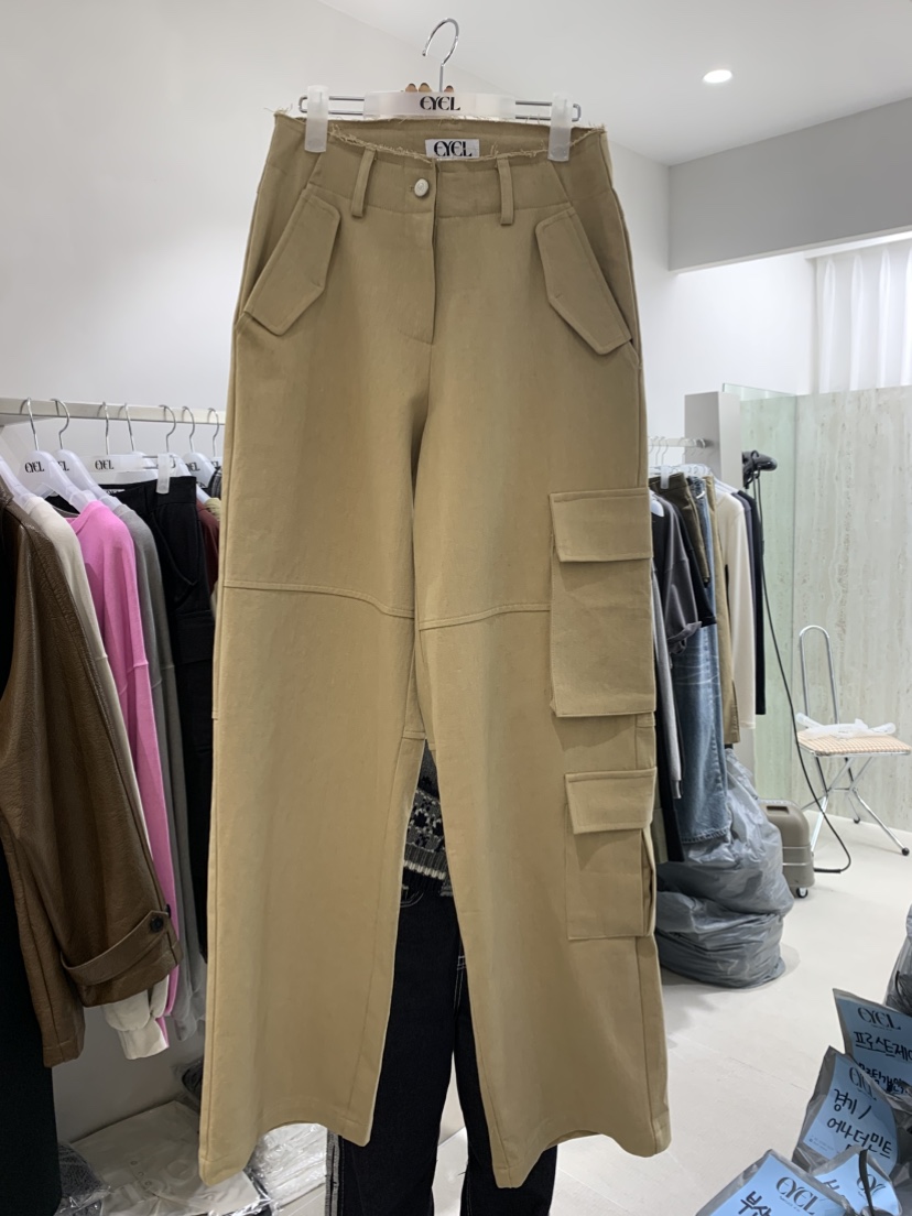 EYEL韓國代購㊣女士新品推薦時尚真品職業25秋冬休閑休閑褲EYEL休閑褲圖色1