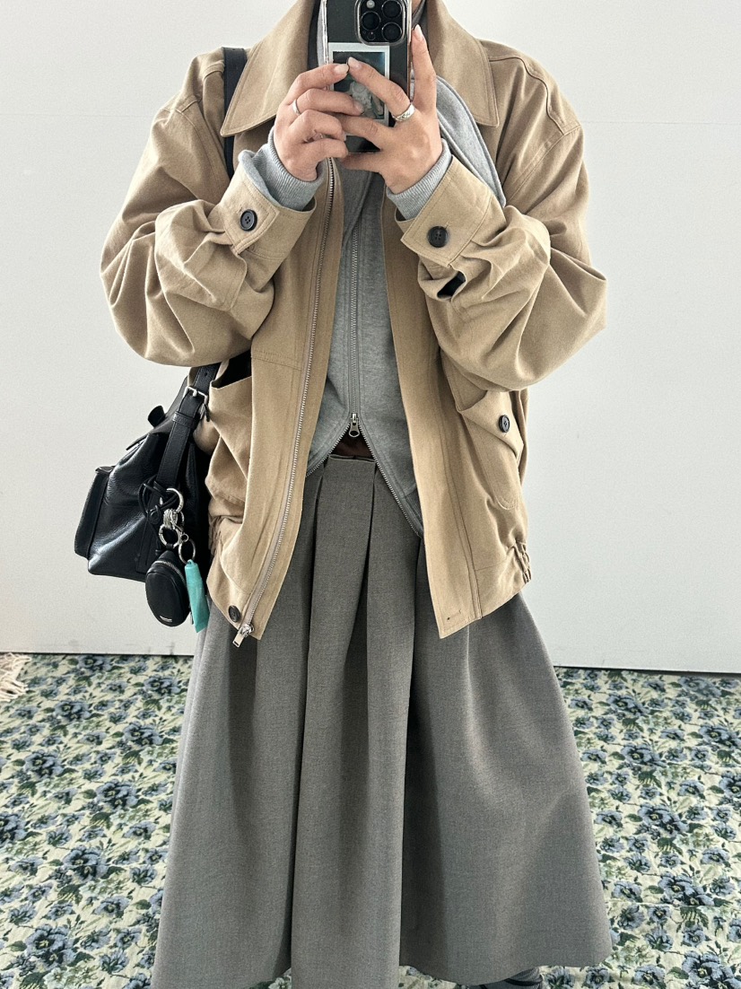 OLI SEOUL東大門㊣代購女士新品25秋冬推薦人氣真品職業長裙OLI SEOUL長裙